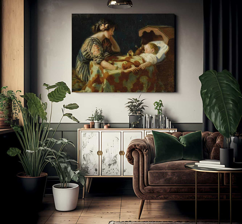 The Light Of The Home By Harry Roseland Fine Art Print