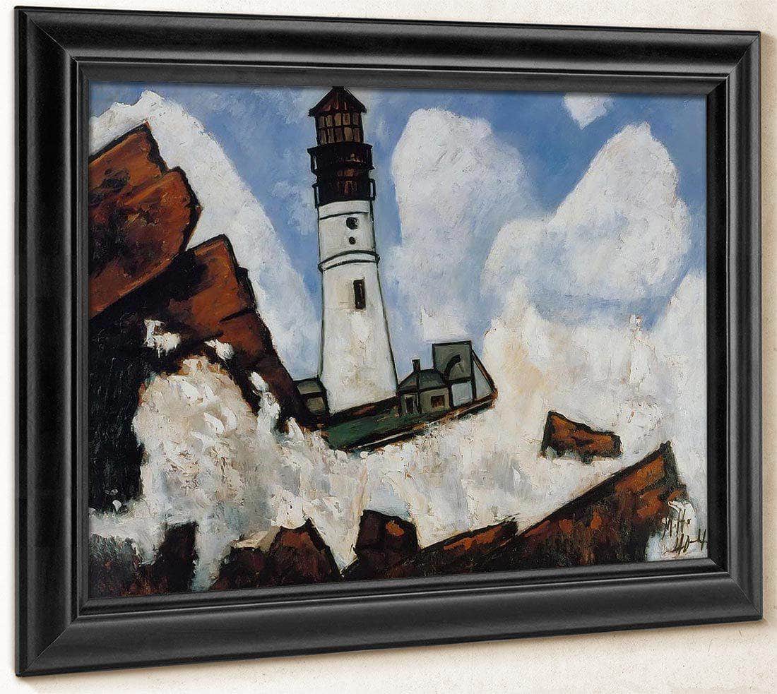 The Lighthouse By Marsden Hartley Fine Art Print