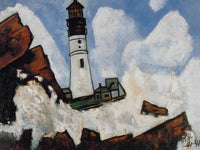 The Lighthouse By Marsden Hartley Fine Art Print