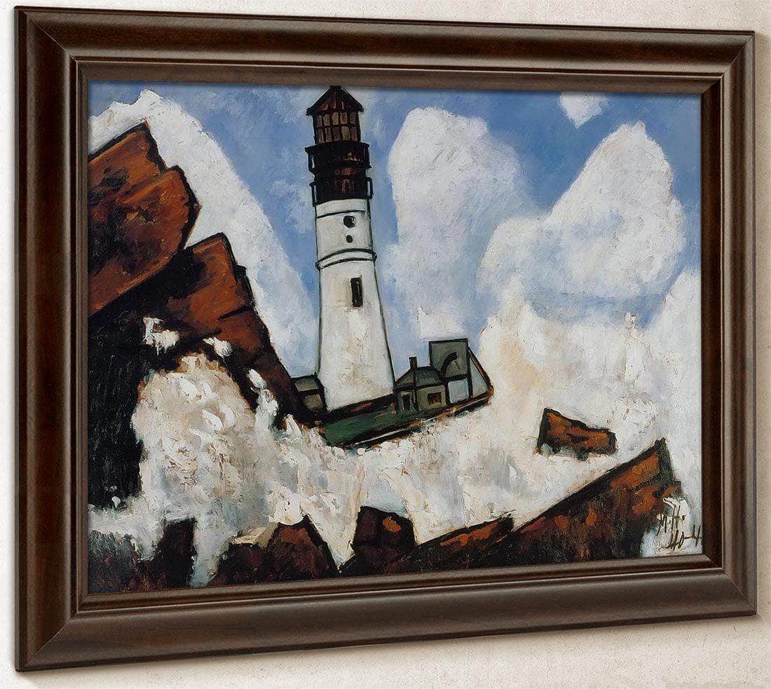 The Lighthouse By Marsden Hartley Fine Art Print
