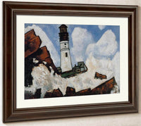 The Lighthouse By Marsden Hartley Fine Art Print