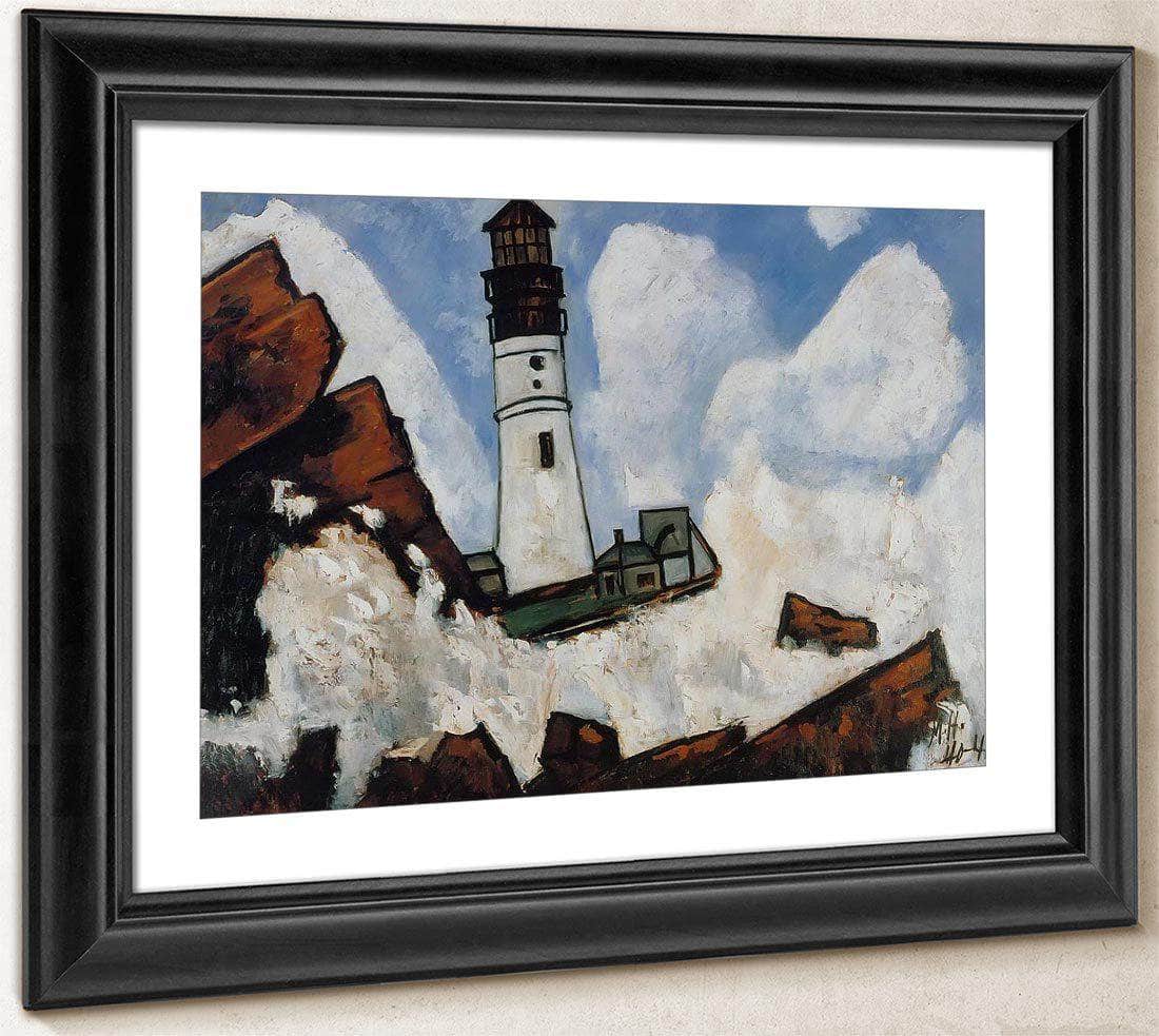 The Lighthouse By Marsden Hartley Fine Art Print