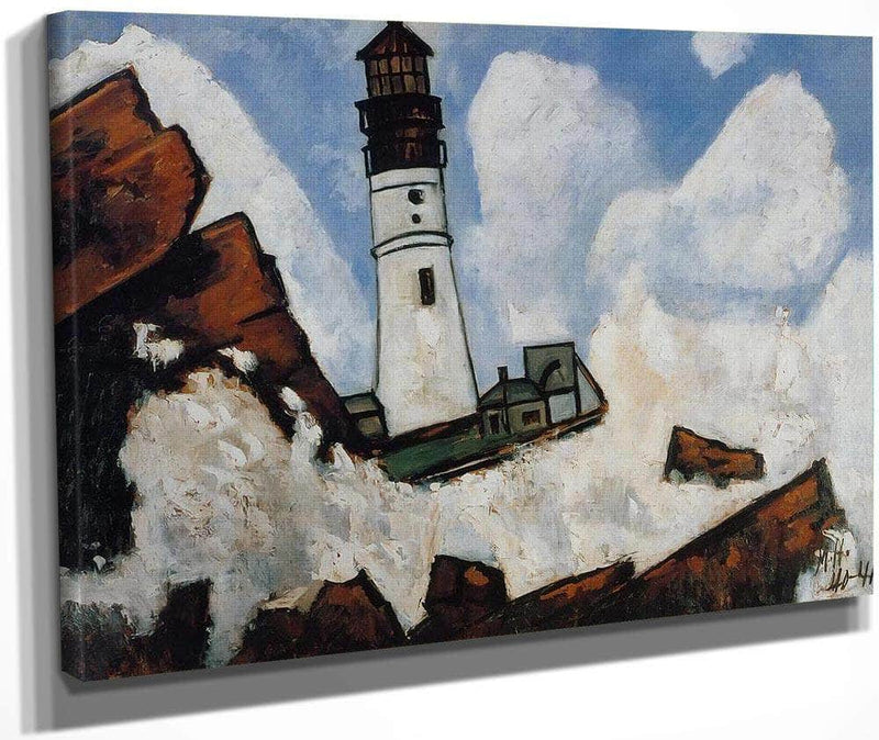 The Lighthouse By Marsden Hartley Fine Art Print