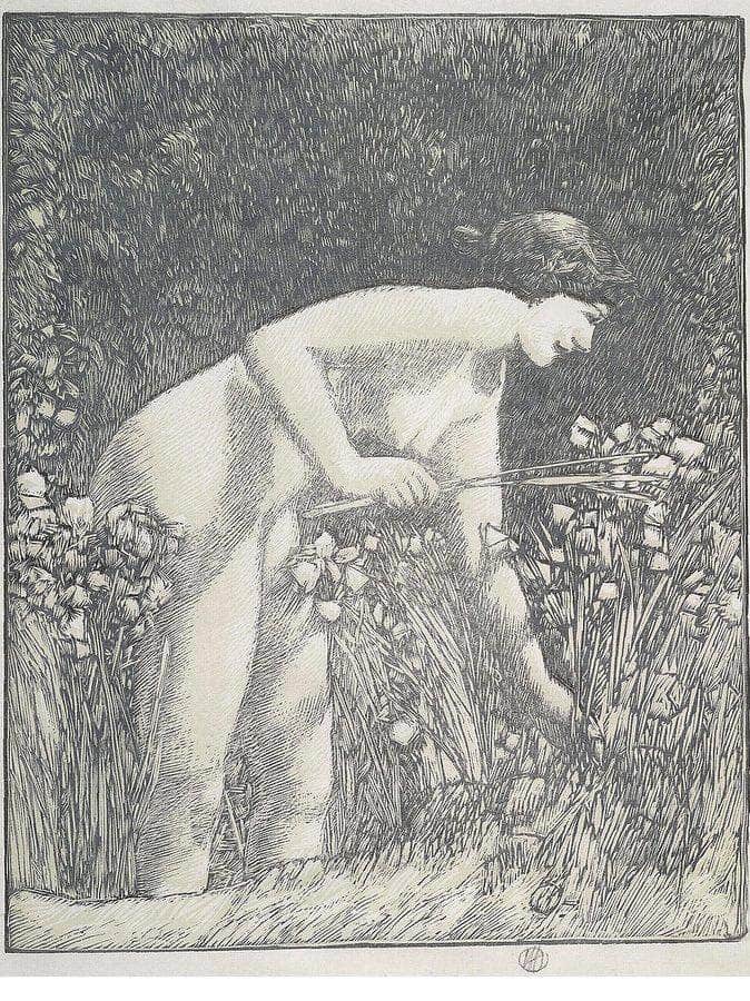 The Lilies By Childe Hassam Fine Art Print