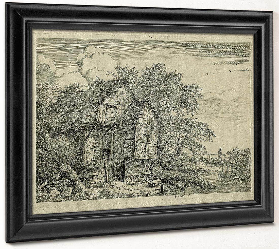 The Little Bridge By Jacob Van Ruisdael Fine Art Print