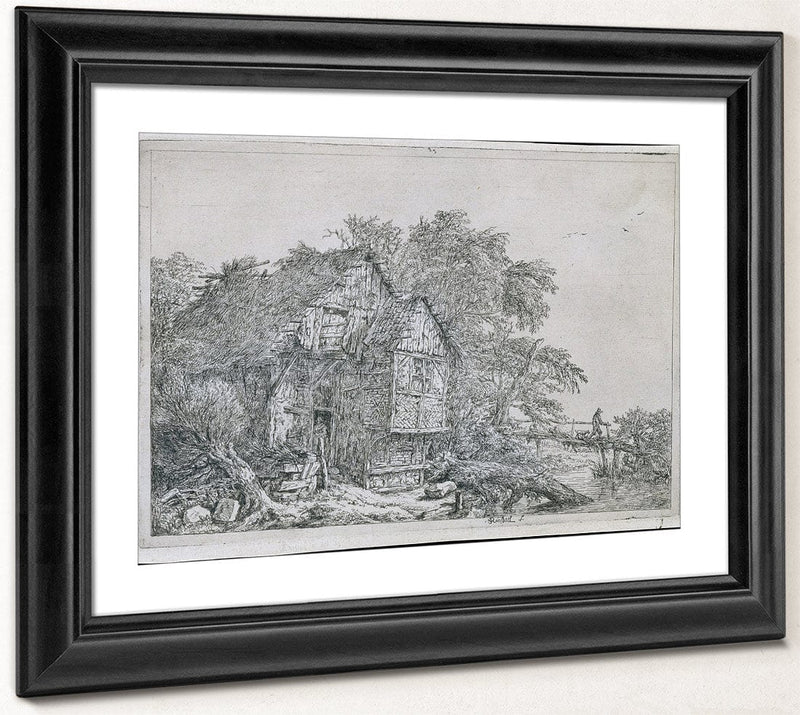 The Little Bridge (Le Petit Pont) By Jacob Van Rusdael Fine Art Print