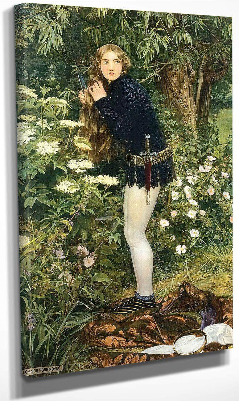 The Little Foot Page By Eleanor Fortescue Brickdale Fine Art Print