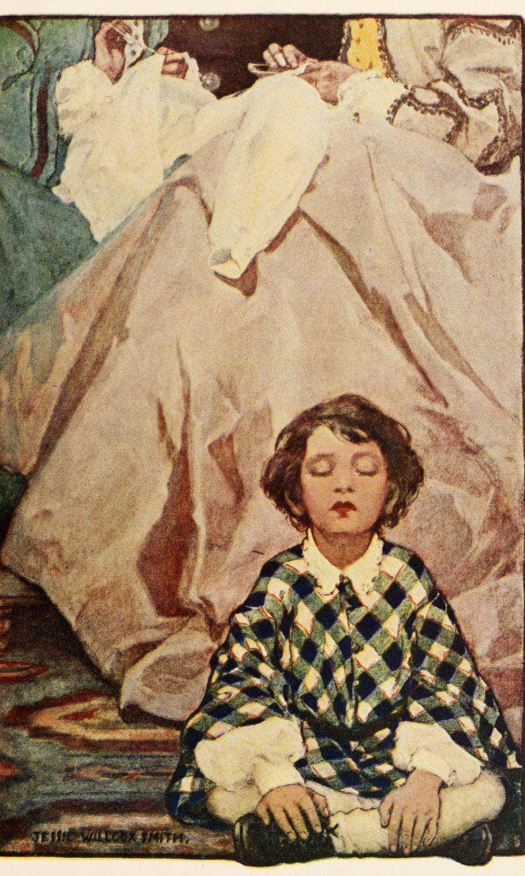 The Little Land Illustration By Jessie Willcox Smith By Jessie Willcox Smith Fine Art Print