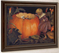 The Little Mother Goose 1918 Peter Peter Pumpkin Eater By Jessie Willcox Smith Fine Art Print