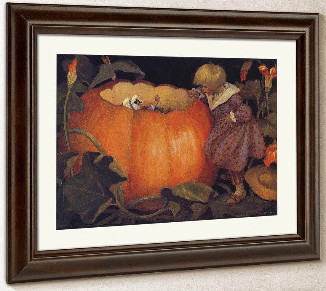 The Little Mother Goose 1918 Peter Peter Pumpkin Eater By Jessie Willcox Smith Fine Art Print