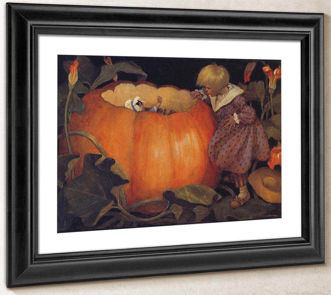 The Little Mother Goose 1918 Peter Peter Pumpkin Eater By Jessie Willcox Smith Fine Art Print