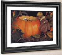 The Little Mother Goose 1918 Peter Peter Pumpkin Eater By Jessie Willcox Smith Fine Art Print
