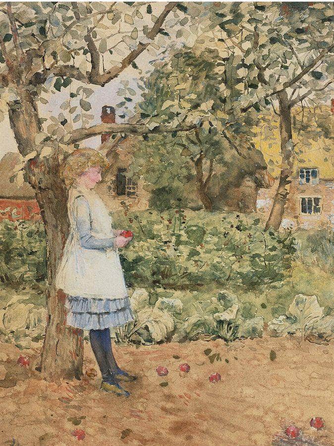 The Little Philosopher By Childe Hassam Fine Art Print