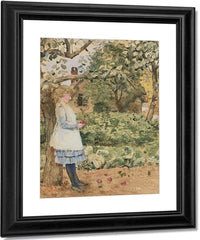 The Little Philosopher By Childe Hassam Fine Art Print