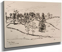 The Little School House, Land Of Nod By Childe Hassam Fine Art Print