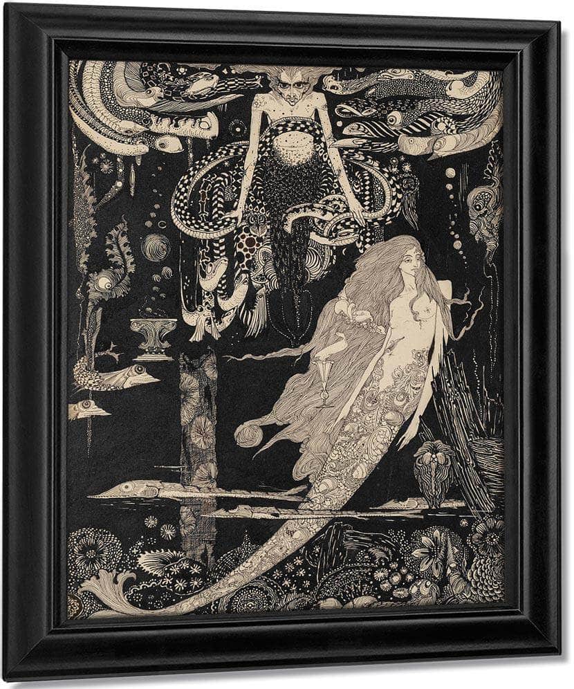 The Little Sea Maid Fairy Tales By Arthur Rackham Fine Art Print