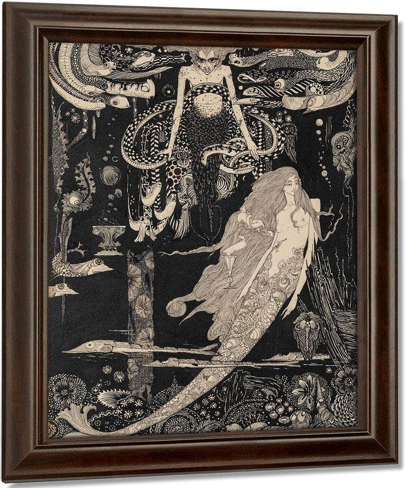 The Little Sea Maid Fairy Tales By Arthur Rackham Fine Art Print