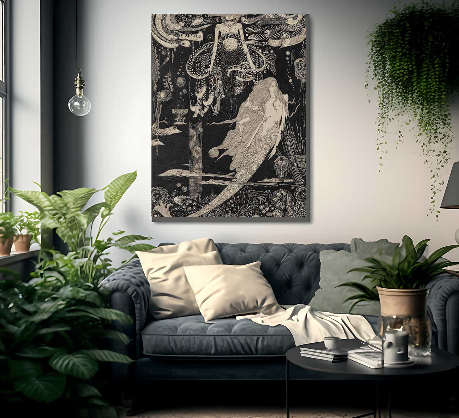The Little Sea Maid Fairy Tales By Arthur Rackham Fine Art Print