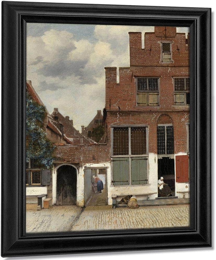 The Little Street 1661 By Johannes Vermeer Fine Art Print