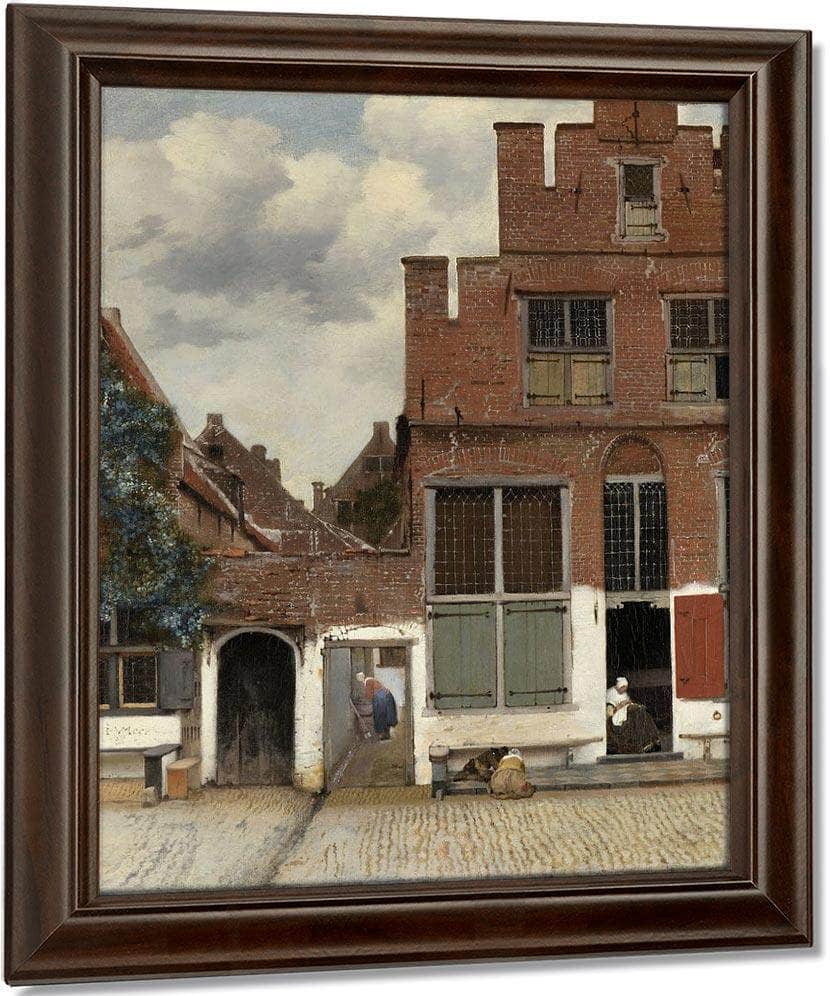 The Little Street 1661 By Johannes Vermeer Fine Art Print