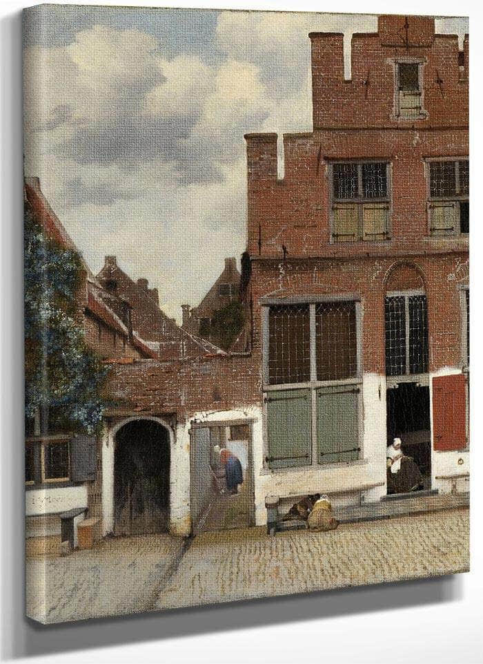 The Little Street 1661 By Johannes Vermeer Fine Art Print