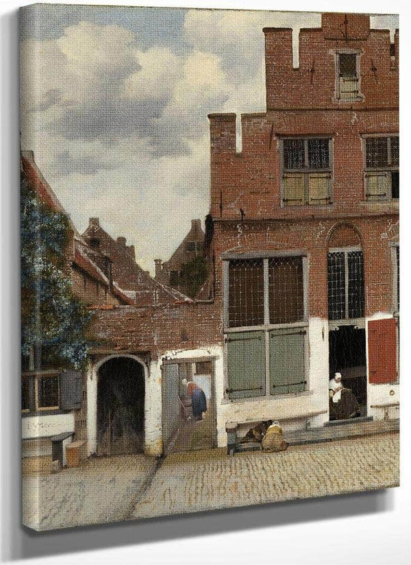 The Little Street 1661 By Johannes Vermeer Fine Art Print