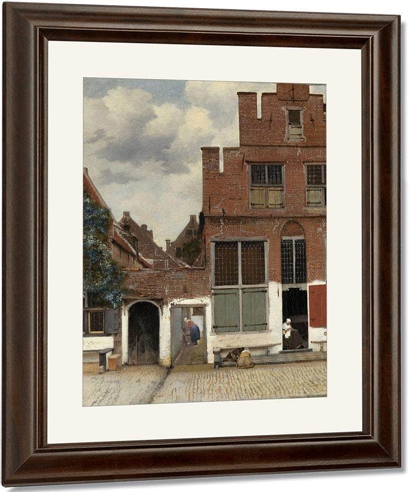 The Little Street 1661 By Johannes Vermeer Fine Art Print