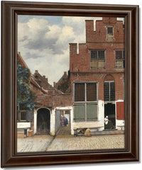 The Little Street By Johannes Vermeer Fine Art Print