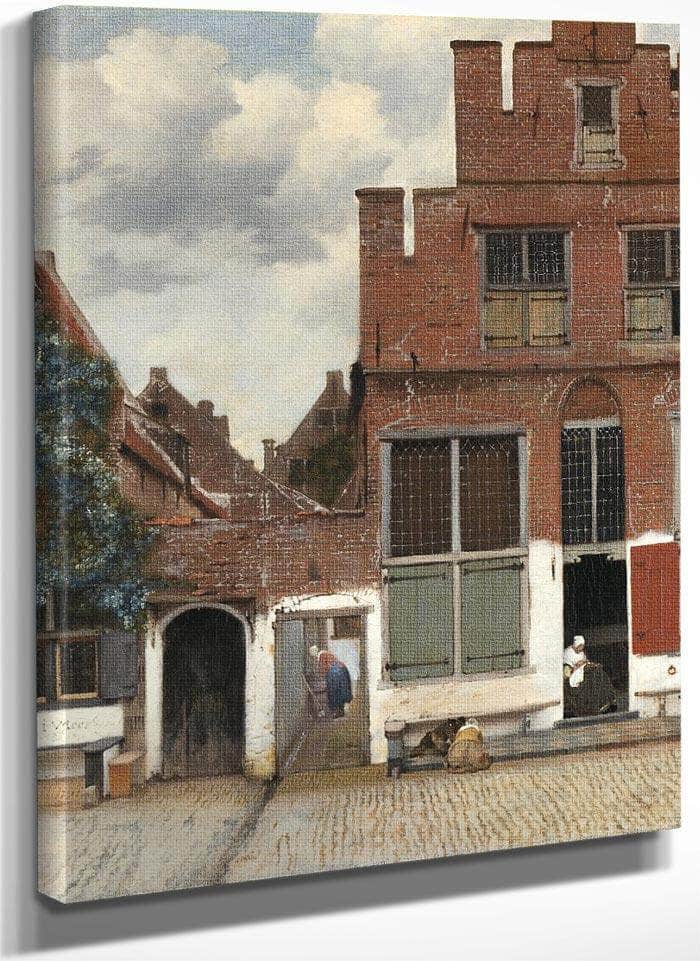 The Little Street By Johannes Vermeer Fine Art Print