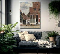The Little Street By Johannes Vermeer Fine Art Print