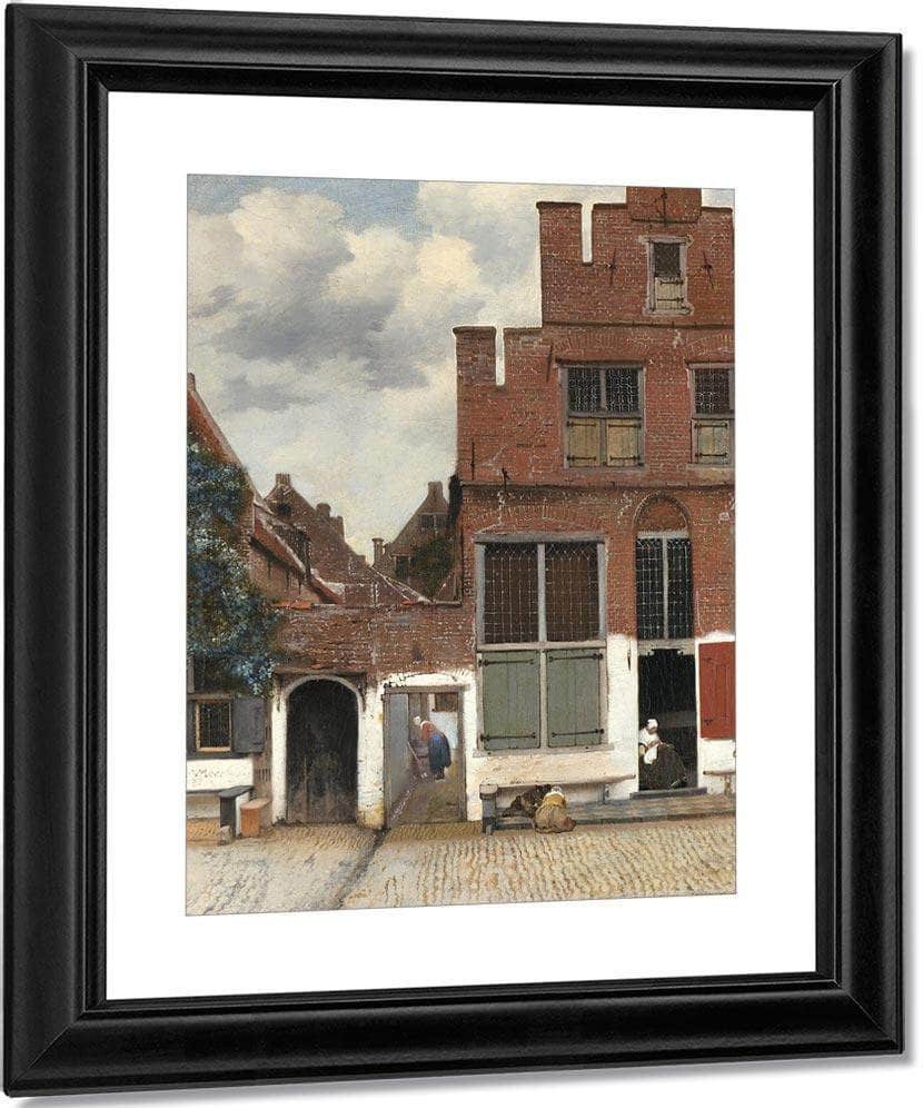 The Little Street By Johannes Vermeer Fine Art Print