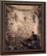 The Lively And Radiant The Entry Of Christ Into Jerusalem By James Ensor Fine Art Print