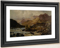 The Llugwy From Ponty Cyfyng Capel Curig By Alfred De Breanski Fine Art Print