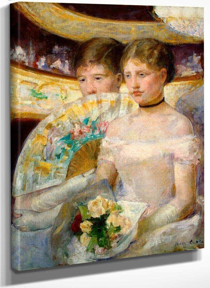 The Loge By Cassatt Mary Fine Art Print