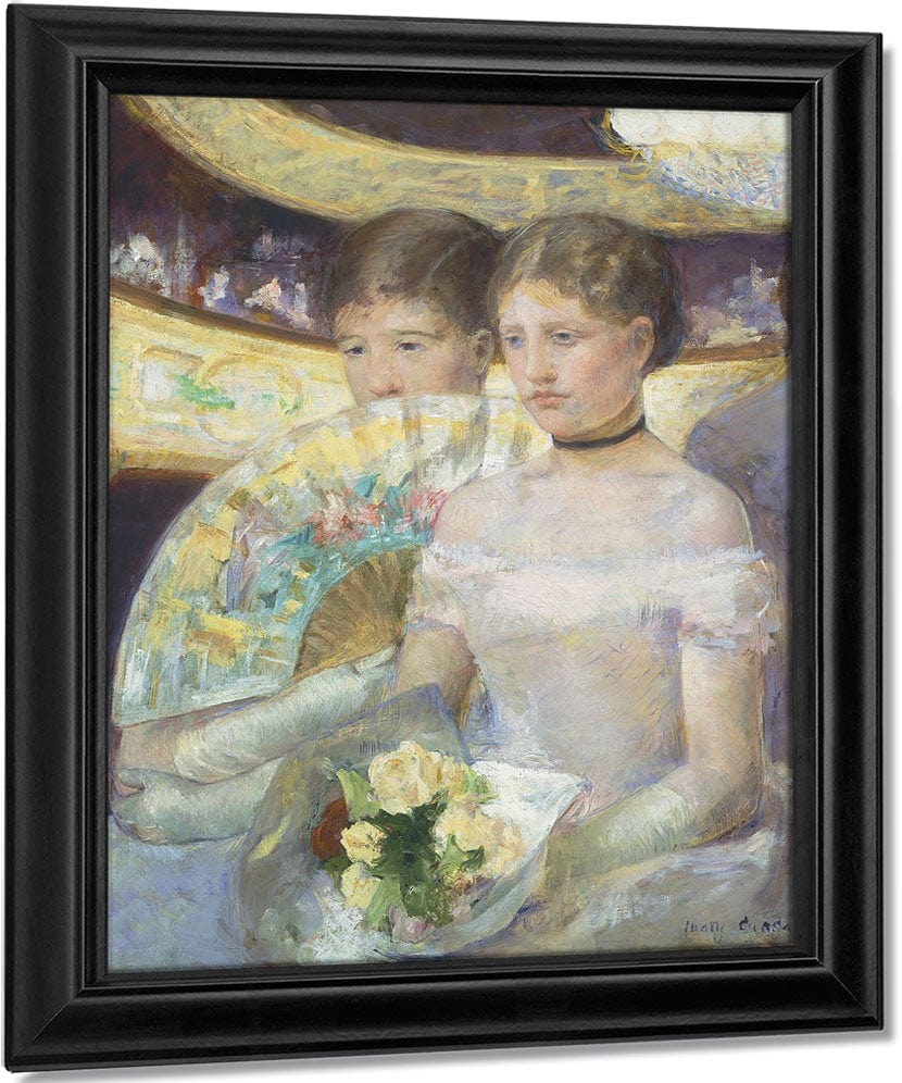 The Loge By Mary Cassatt Fine Art Print