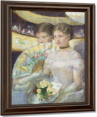 The Loge By Mary Cassatt Fine Art Print