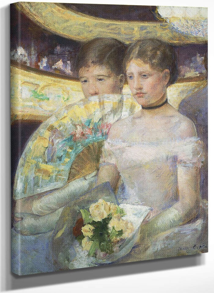 The Loge By Mary Cassatt Fine Art Print