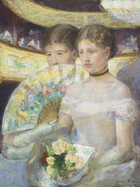 The Loge By Mary Cassatt Fine Art Print