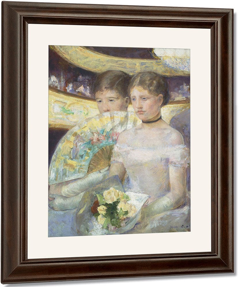 The Loge By Mary Cassatt Fine Art Print