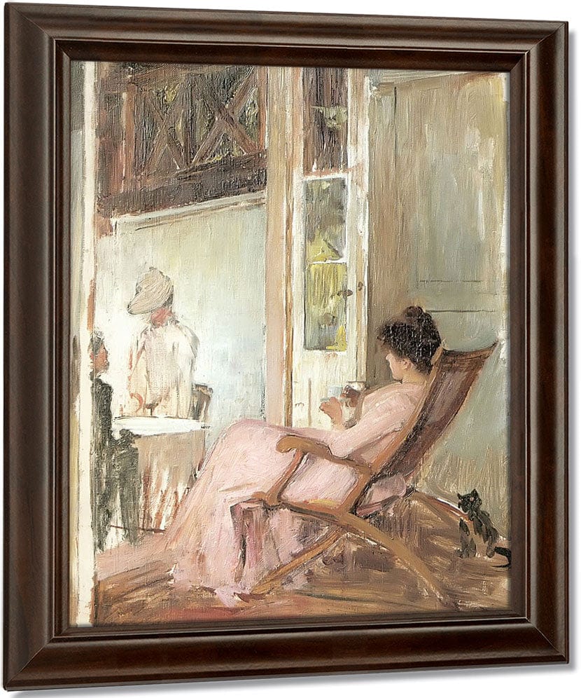 The Loggia By John Waterhouse Fine Art Print