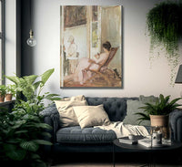 The Loggia By John Waterhouse Fine Art Print