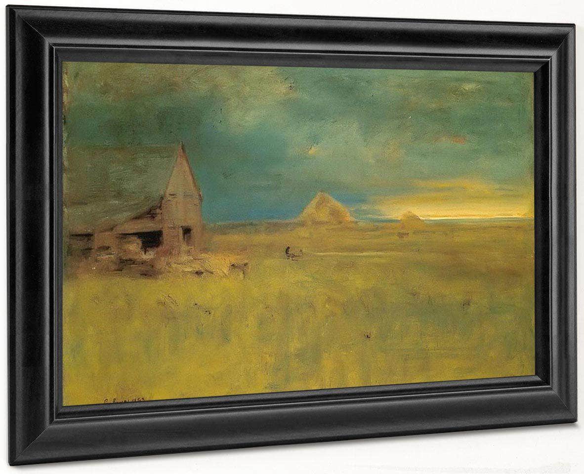 The Lone Farm Nantucket By George Inness Fine Art Print