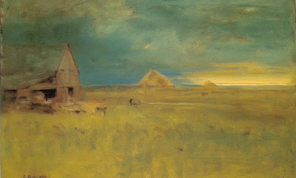 The Lone Farm Nantucket By George Inness Fine Art Print