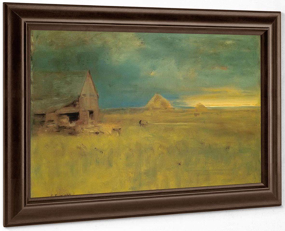 The Lone Farm Nantucket By George Inness Fine Art Print
