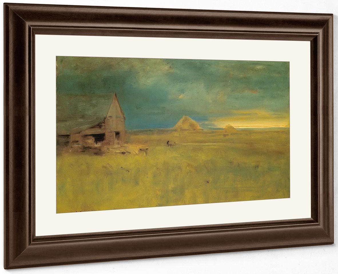 The Lone Farm Nantucket By George Inness Fine Art Print