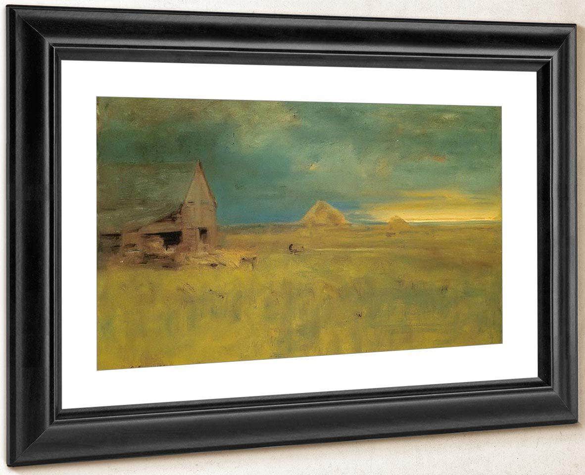 The Lone Farm Nantucket By George Inness Fine Art Print