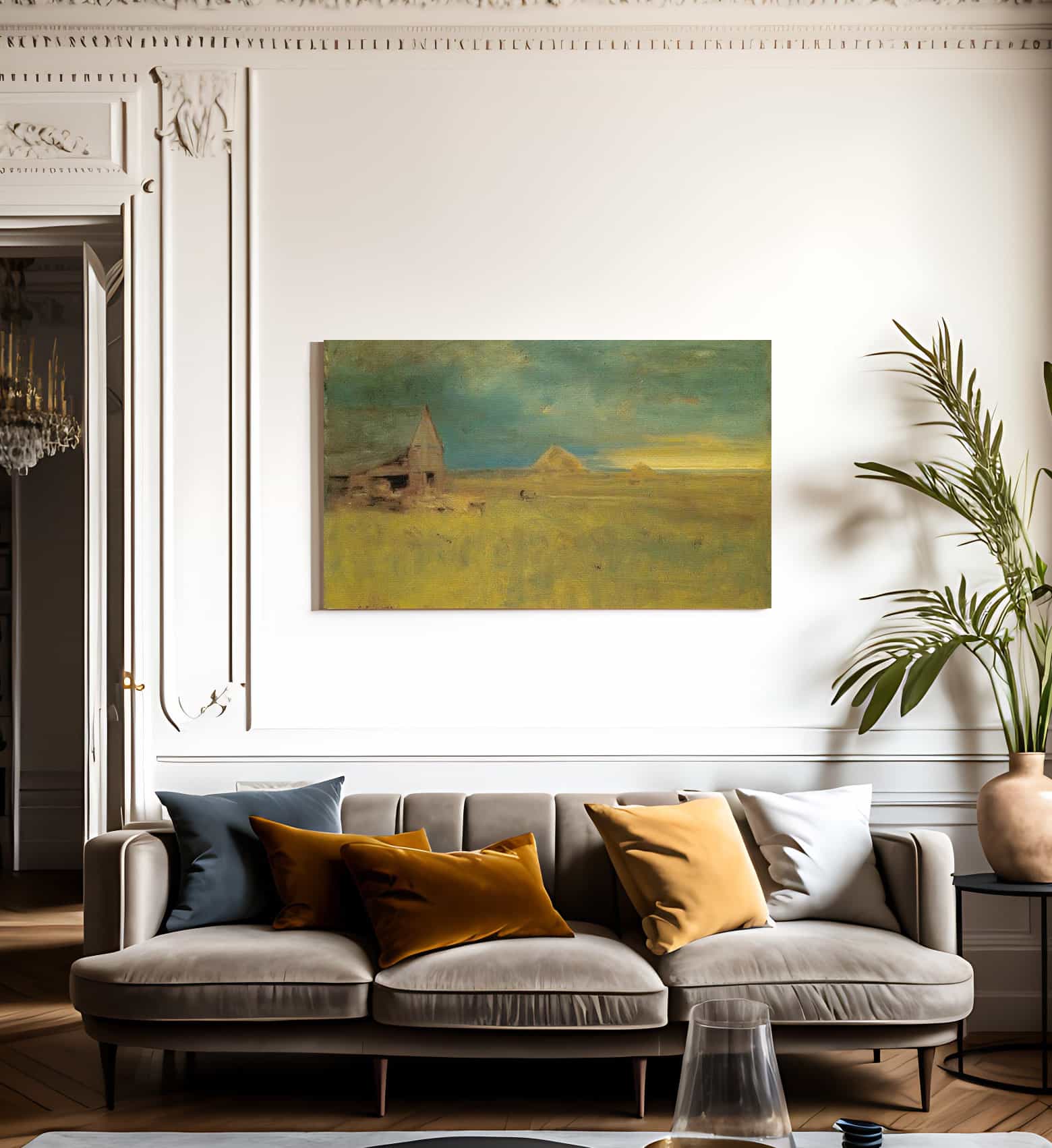 The Lone Farm Nantucket By George Inness Fine Art Print