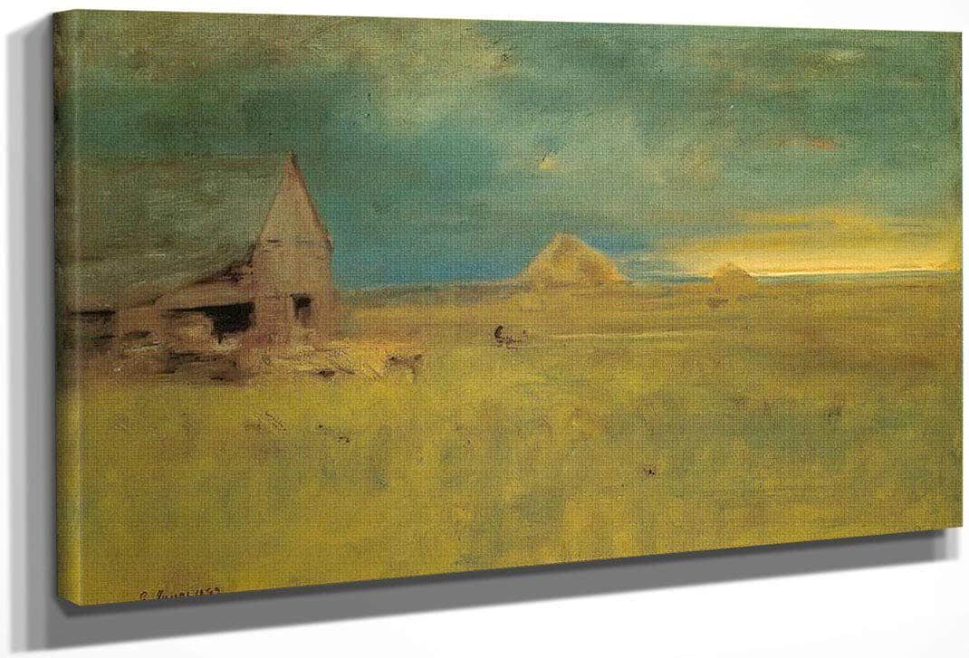 The Lone Farm Nantucket By George Inness Fine Art Print