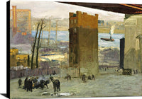 The Lone Tenement Painting George Wesley Bellows Canvas Art Fine Art Print
