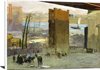 The Lone Tenement Painting George Wesley Bellows Canvas Art Fine Art Print
